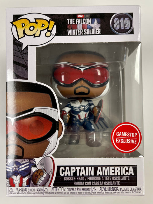 Funko Pop! Marvel Sam Wilson Captain America #819 GameStop Exclusive - for just $12! 