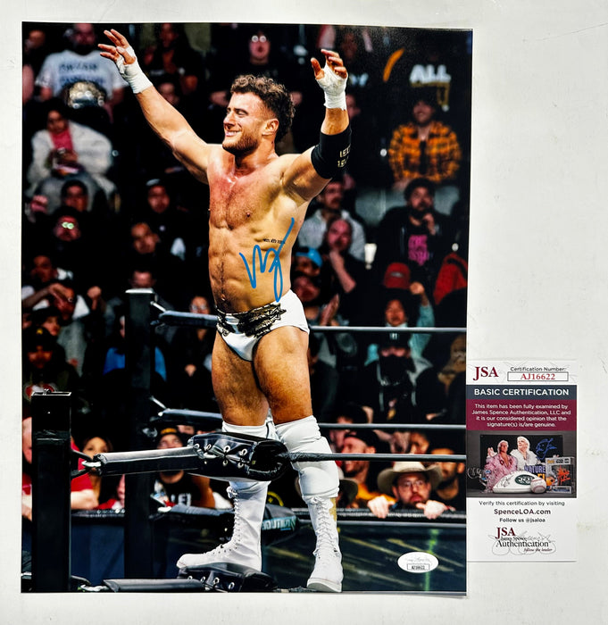 Maxwell Jacob Friedman “MJF” Signed AEW Wrestling Champion 11X14 Photo JSA COA - for just $80! 