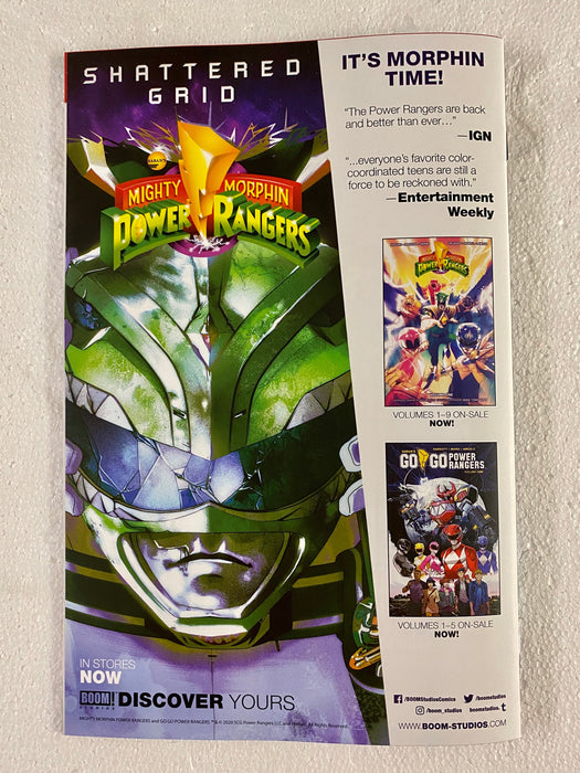 Mighty Morphin Power Rangers Teenage Mutant Ninja Turtles #1 Second Print - for just $6.49! 