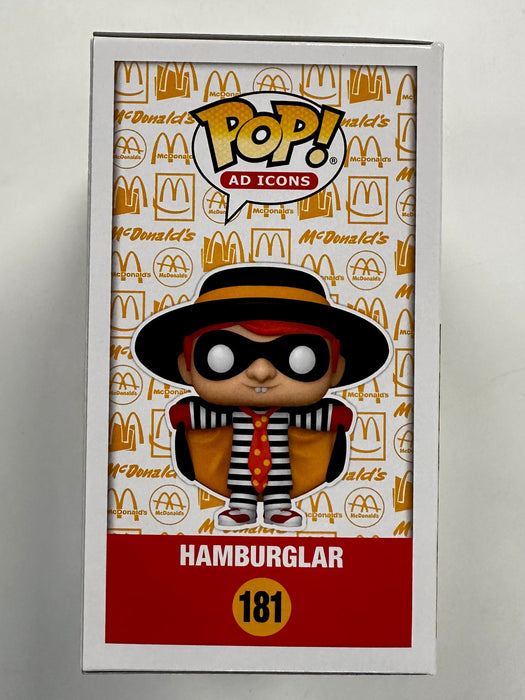 Funko Pop! Ad Icons The Hamburglar #181 McDonalds Fast Food Mascot 2023 - for just $13! 