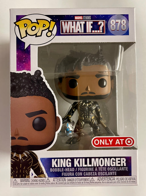 Funko Pop! Marvel King Erik Killmonger #878 Target Exclusive What If? Disney+ - for just $8! 