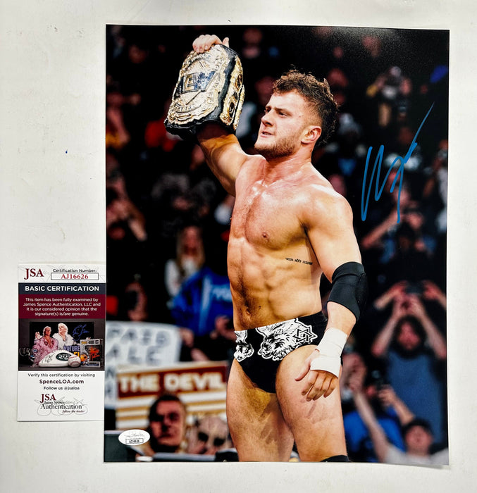 Maxwell Jacob Friedman “MJF” Signed AEW Wrestling Champion 11X14 Photo JSA COA - for just $80! 