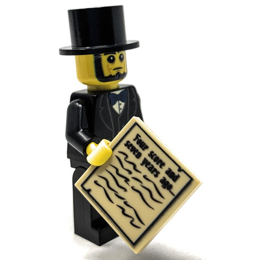Abraham Lincoln US President Minifig (LEGO) - Premium Custom LEGO Minifigure - Just $14.99! Shop now at Retro Gaming of Denver