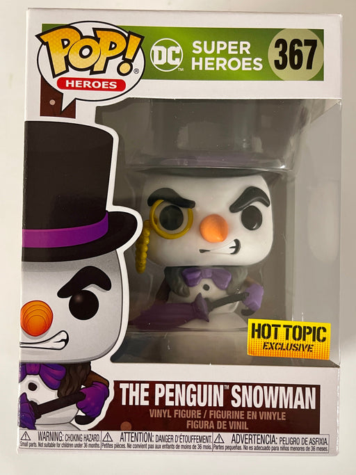 Funko Pop! DC Heroes The Penguin Snowman #367 Hot Topic Holiday Vaulted Exclusive - for just $10! 