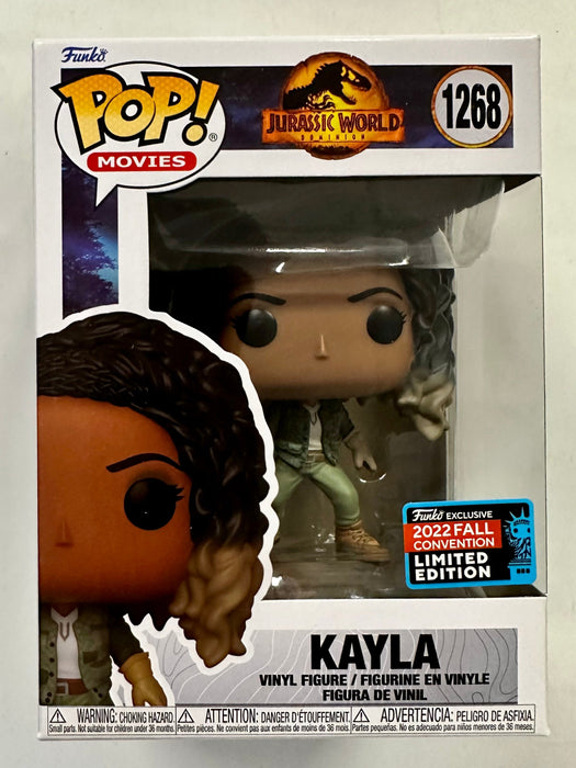 Funko Pop! Movies Kayla #1268 Jurassic World Dominion NYCC 2022 Fall Con Exclusive - for just $13! 