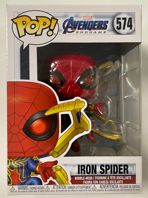 Funko Pop Avengers Endgame Iron Spider With Nano Gauntlet #574 Marvel Spider-Man - for just $13! 