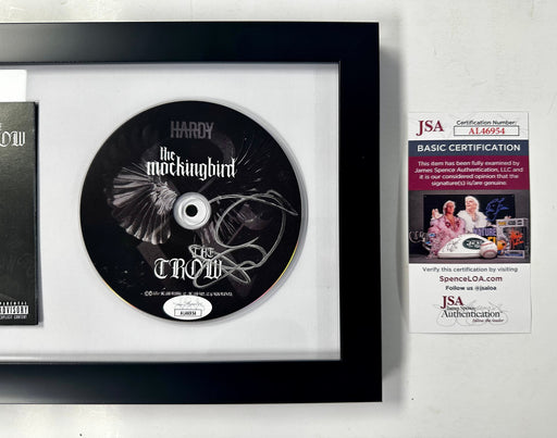 Framed Country HARDY Signed Mockingbird & The Crow CD With Booklet With JSA COA - for just $400! 