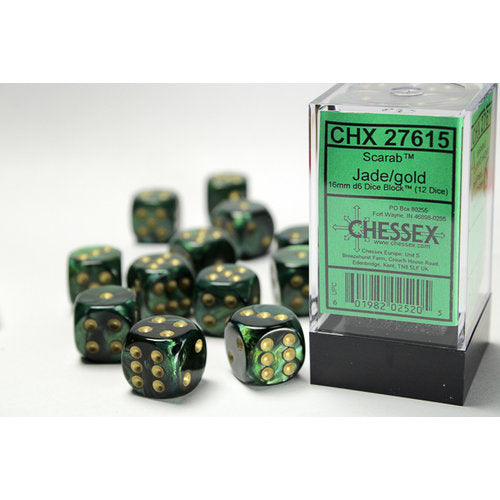 Chessex: D6 Scarab Dice sets - 16mm - for just $11.98! 