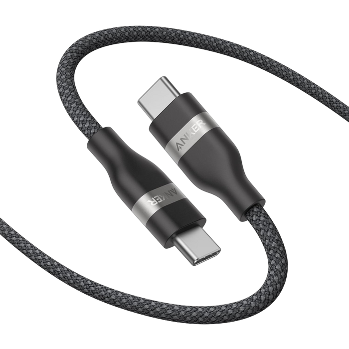 Anker USB-C to USB-C Cable (3 ft / 6 ft, 240W, Upcycled-Braided) - for just $19.99! 