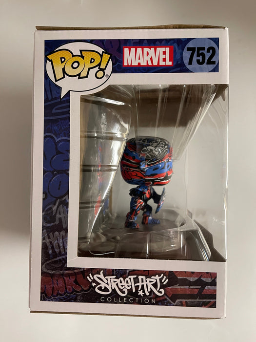 Funko Pop! Marvel Captain America #752 Street Art 2020 GameStop Exclusive Window Dmg - for just $10! 