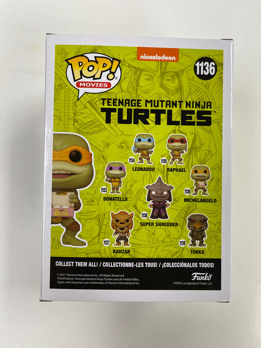 Funko Pop! Movies Michelangelo #1136 Teenage Mutant Ninja Turtles Secret of The Ooze - for just $15! 
