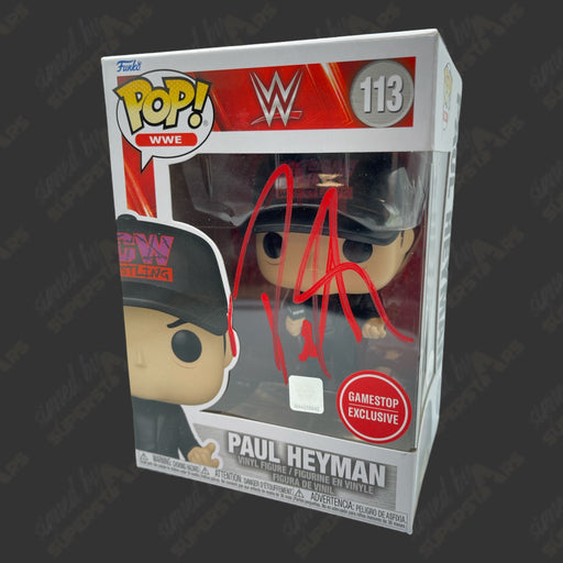 Paul Heyman signed WWE Funko POP Figure #113 (GameStop Exclusive) - Premium  - Just $150! Shop now at Retro Gaming of Denver