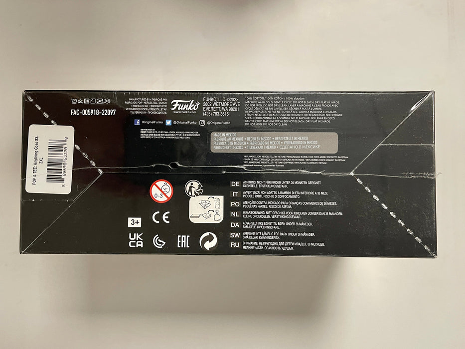 Funko Pop! & 2XL Tee Marvel Black Light Killmonger #989 What If? 2022 Exclusive - for just $15! 