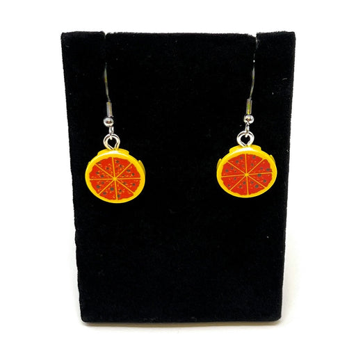 Pepperoni Pizza Earrings made from LEGO Bricks (LEGO) - Premium  - Just $6.99! Shop now at Retro Gaming of Denver
