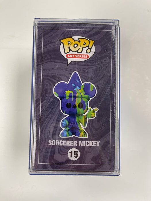 Funko Pop! Disney Sorcerer Mickey #15 Art Series Fantasia 80th Anniversary W/ Hard Protector - for just $15! 
