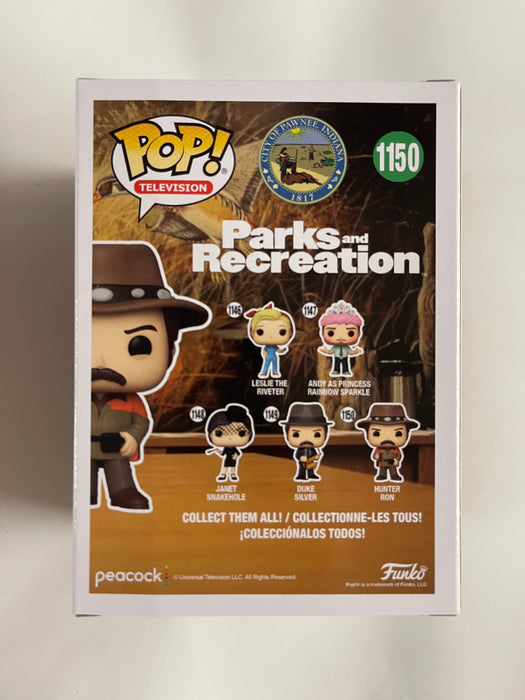 Funko Pop! Television Hunter Ron Swanson W/ Hat #1150 Parks And Recreation 2021 - for just $13! 