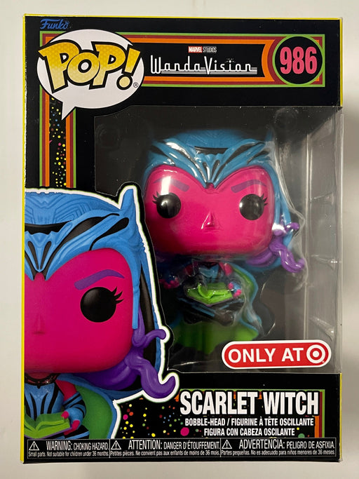 Funko Pop! Marvel Black Light Scarlet Witch Levitating #986 WandaVision 2022 Exclusive - for just $13! 