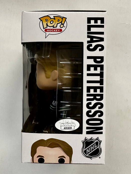 Elias Pettersson Signed Vancouver Canucks Funko Pop! #52 With JSA COA NHL Hockey - for just $130! 