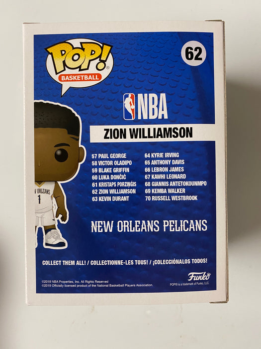 Funko Pop! Basketball Zion Williamson #62 NBA New Orleans Pelicans - for just $12! 