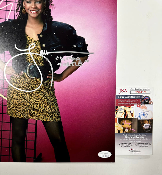 Lark Voorhees Signed Lisa Turtle Saved By The Bell 11x14 Matte Photo With JSA COA - for just $150! 