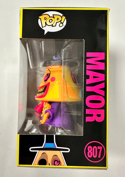 Funko Pop! Disney Black Light Mayor #807 Nightmare Before Christmas 2022 (Box Dmg) - for just $10! 