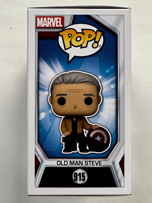 Funko Pop! Marvel Old Man Steve On Bench #915 Avengers Endgame 2021 Exclusive - for just $20! 