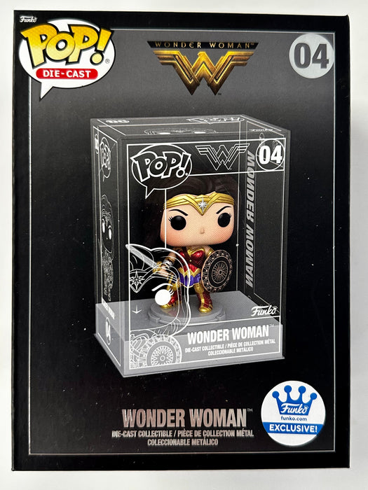 Funko Pop! Die-cast Wonder Woman #04 DC Comics Funko Shop Exclusive 2021 - for just $40! 