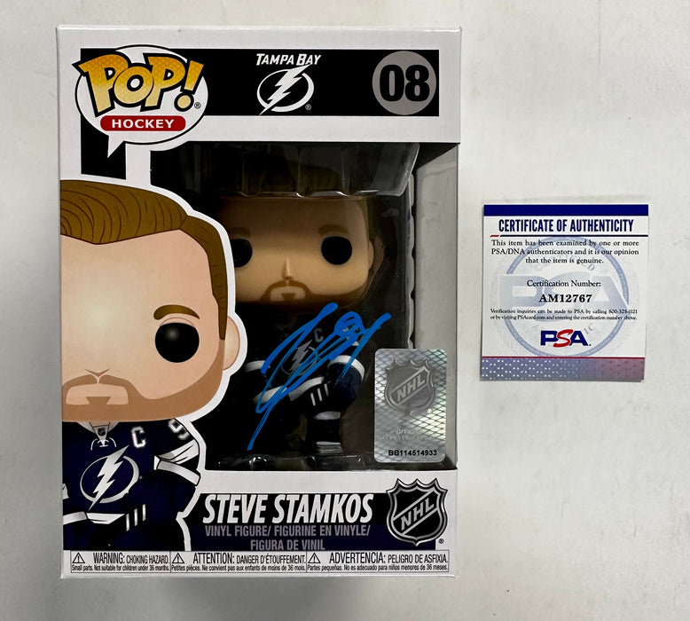 Steven Stamkos Signed NHL Tampa Bay Lightning Funko Pop! #08 With PSA/DNA COA - for just $200! 