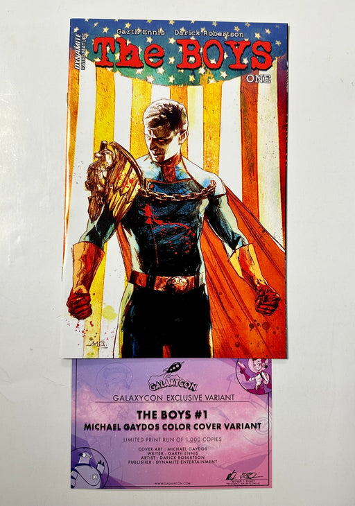 The Boys #1 GalaxyCon Exclusive Variant Cover Color Comic Book Michael Gaydos - for just $20! 
