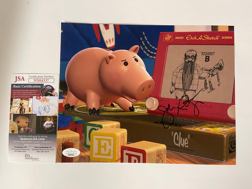John Ratzenberger Signed Matte 8X10 Photo With JSA COA Toy Story Voice of Hamm - for just $50! 