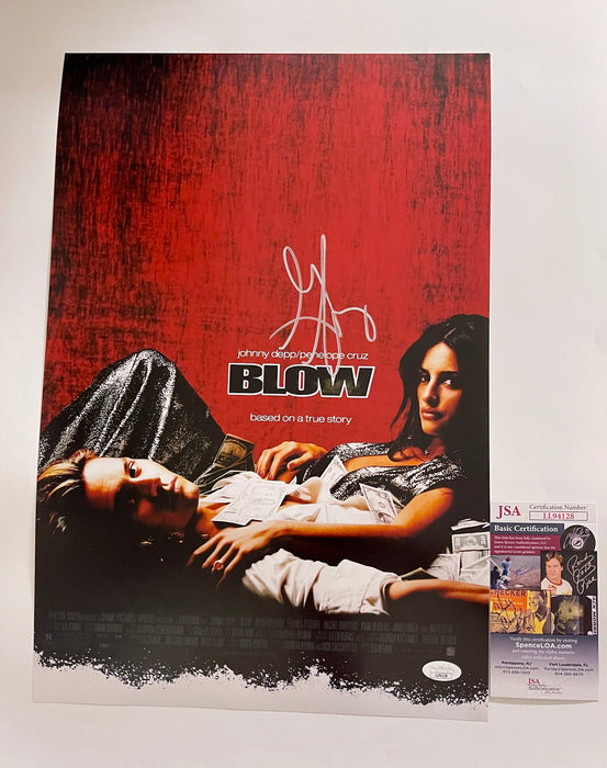 George Jung Signed 12x18 Blow Movie Poster Drug Smuggler Boston With JSA COA - for just $100! 