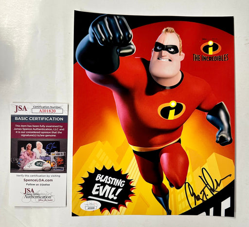 Craig T. Nelson Signed Mr. Incredible Disney The Incredibles 8x10 Photo With JSA COA - for just $50! 