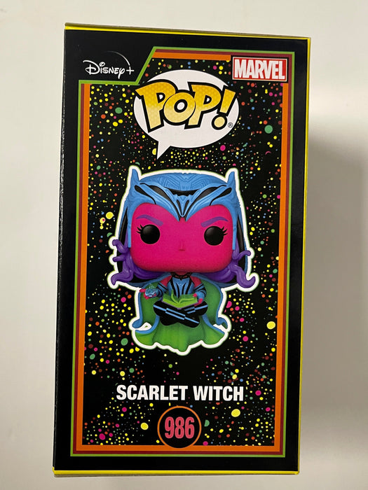 Funko Pop! Marvel Black Light Scarlet Witch Levitating #986 WandaVision 2022 Exclusive - for just $13! 