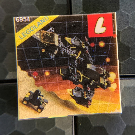Renegade Blacktron Set 6954 2x2 Tile (LEGO) - Premium Custom LEGO Parts - Just $1.50! Shop now at Retro Gaming of Denver