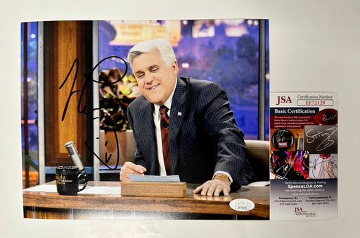 Jay Leno Signed 8x10 Photo Tonight Show Comedy Legend Auto Garage Show Biz With JSA COA - for just $35! 