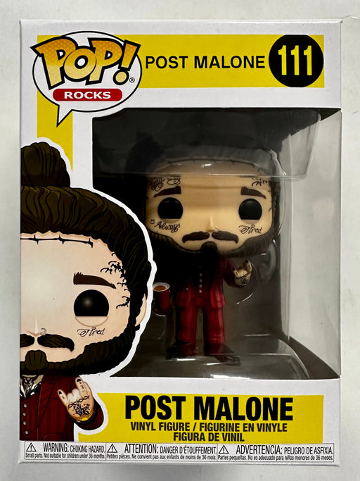 Funko Pop! Rocks Post Malone #111 Beer bongs And Bentleys Rockstar Circles Vaulted - for just $25! 