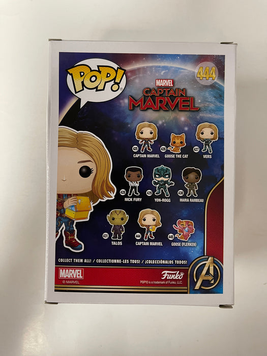 Funko Pop! Marvel Captain Marvel With Lunchbox #444 Glow In The Dark 2019 Box Dmg - for just $8! 