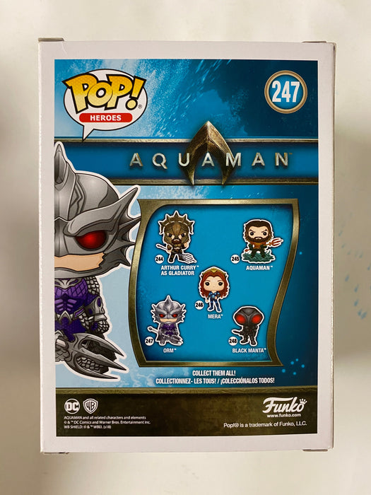 Funko Pop! Heroes Orm #247 Aquaman DC Comics Patrick Wilson 2018 Vaulted - for just $8! 