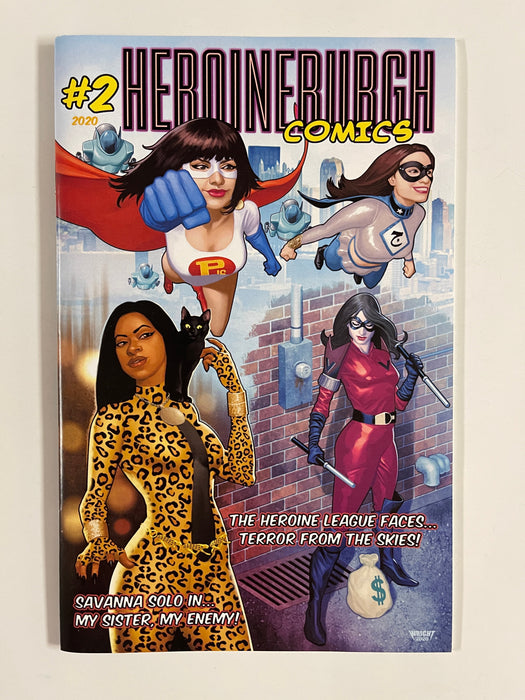 Heroineburgh Comics #2 Pittsburgh Local Comic Book Female Super Heroes Vendetta - for just $7! 