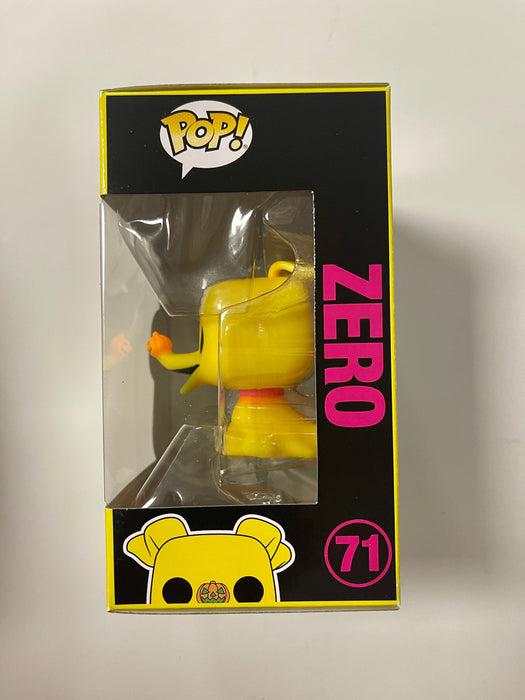 Funko Pop! Disney Black Light Jacks Dog Zero #71 Nightmare Before Christmas 2022 - for just $12! 