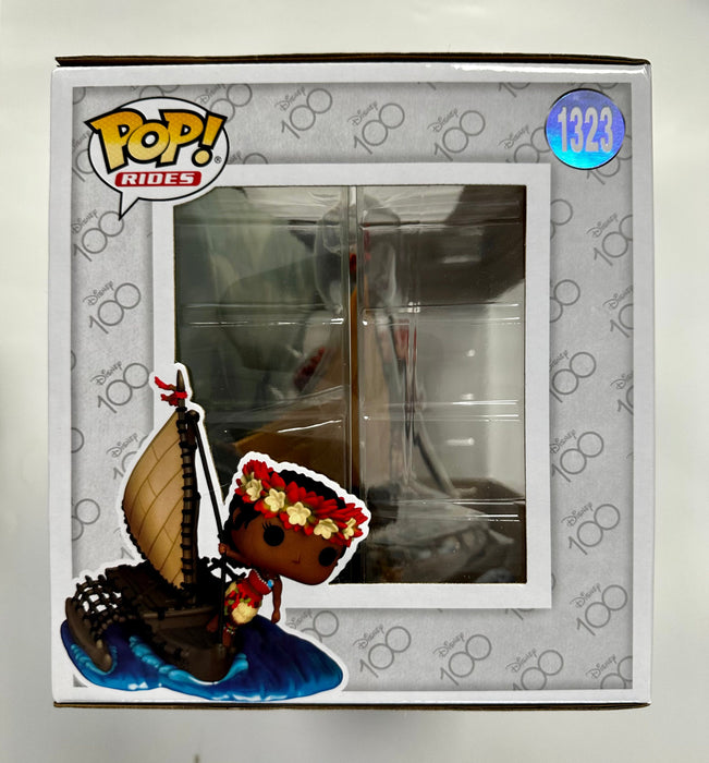Funko Pop! Disney 100 Princess Moana on Boat (Finale) #1323 Super Deluxe 2023 - for just $25! 