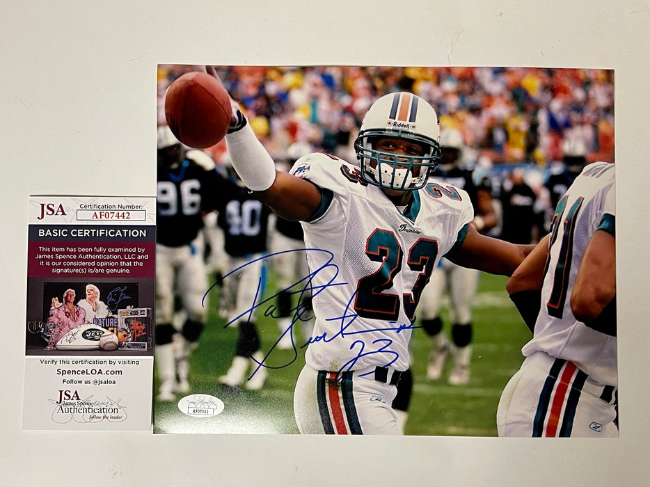 Patrick Surtain Autographed Signed Miami Dolphins Matte 8x10 Photo With JSA COA - for just $40! 