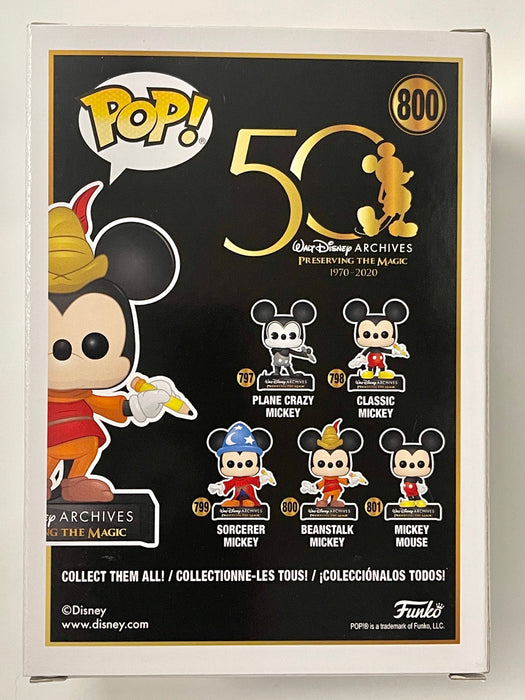 Funko Pop! Disney Archives Beanstalk Mickey Mouse #800 Preserving The Magic 2020 - for just $10! 