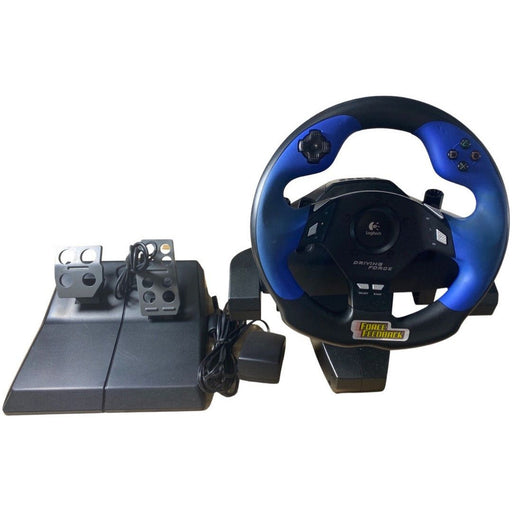 Logitech Driving Force - Force Feedback Wheel - PlayStation 2 - Just $39.99! Shop now at Retro Gaming of Denver