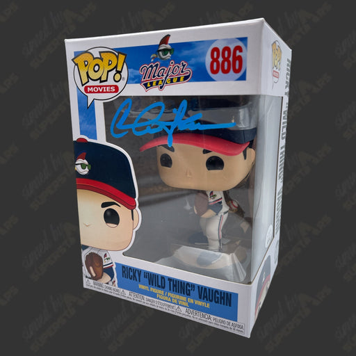 Charlie Sheen (Ricky Vaughn) signed Major League Funko POP Figure #886 (w/ JSA) - Premium  - Just $160! Shop now at Retro Gaming of Denver