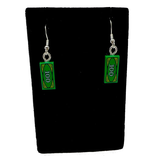 $100 Bill Earrings made from LEGO Bricks (LEGO) - Premium EARRING - Just $5.99! Shop now at Retro Gaming of Denver
