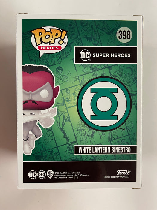 Funko Pop! DC Heroes White Lantern Sinestro #398 SDCC 2021 Funkon Exclusive - for just $15! 