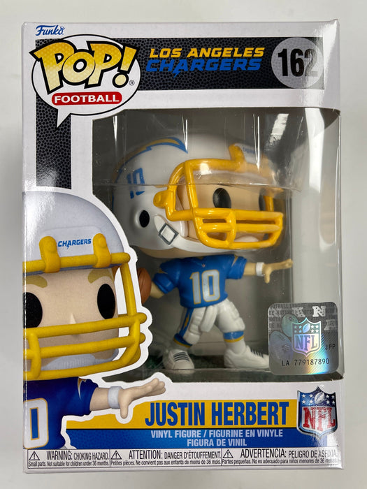 Funko Pop! Football Justin Herbert #162 NFL LA Los Angeles Chargers Quarterback - for just $15! 