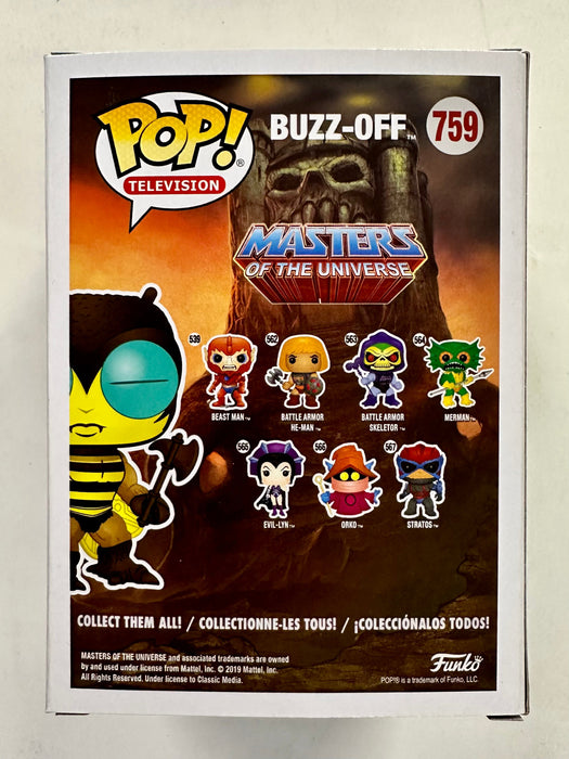 Funko Pop! Television Buzz-Off #759 Masters Of the Universe ECCC Spring Con 2019 Vaulted Exclusive - for just $20! 