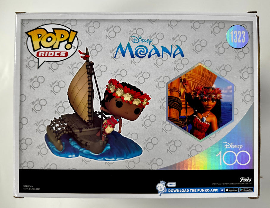 Funko Pop! Disney 100 Princess Moana on Boat (Finale) #1323 Super Deluxe 2023 - for just $25! 
